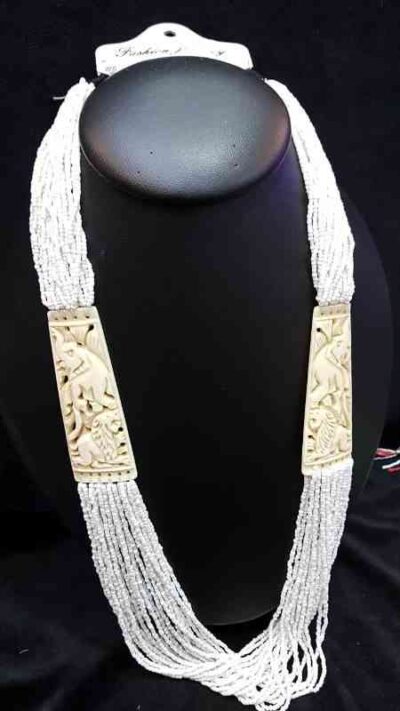 Cod.COLLAR-J3638 Collares indu con mostacilla