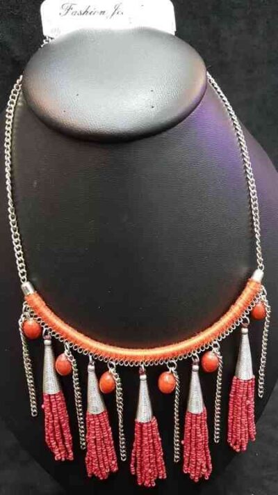 Cod.COLLLAR-J6491 Collares indu con mostacilla