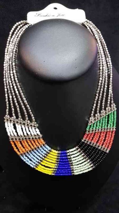 Cod.COLLAR-J6206 Collares indu con mostacilla