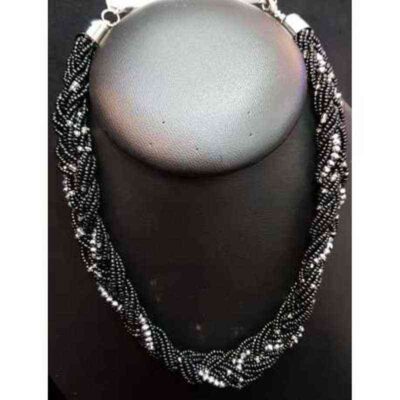 Cod.COLLAR-J5842 Collares indu con mostacilla