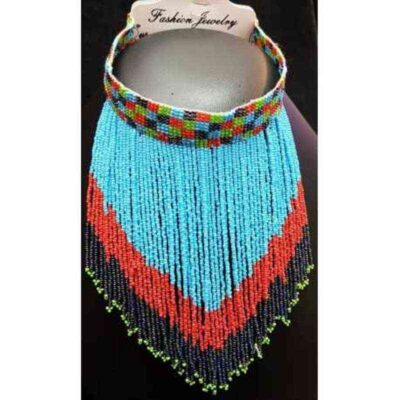 Cod.COLLAR-J5622 Collares indu con mostacilla