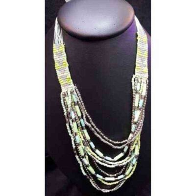Cod.COLLAR-J6122 Collares indu con mostacilla
