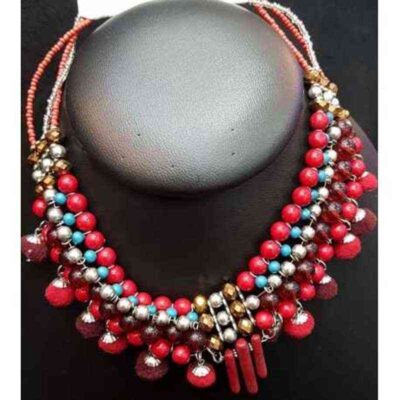 Cod.COLLAR-J6238 collar metal con piedras
