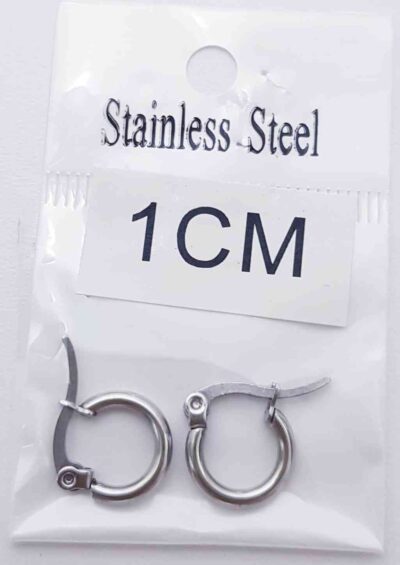 Cod.JYM-1739-C Aros argolla de acero 1CM