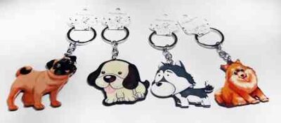 Cod.JYM-842 Llavero con forma de perro