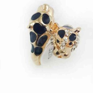 Cod.Anillo-006 Anillo con cabezas de tigre