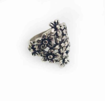Cod.Anillo-007 Anillo con flores
