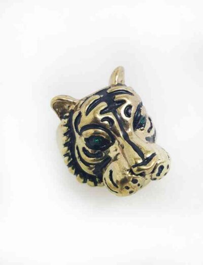 Cod.Anillo-010 Anillo con cara de tigre