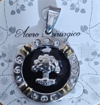 Dije con strass acero quirurgico