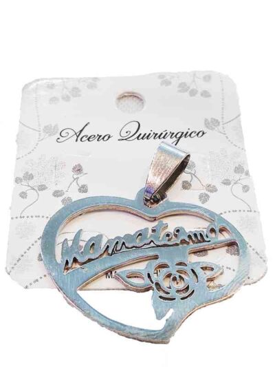 Cod.Dije-022 Dije corazon mama te quiero