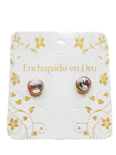 Cod.Enchapado-030 Aros pasante