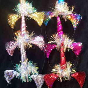 cod.amsa 1431 vinchas con luces x 12 unidades unicornio