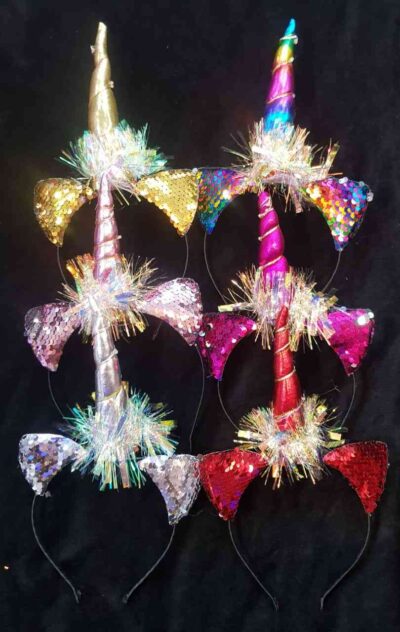 cod.amsa 1431 vinchas con luces x 12 unidades unicornio