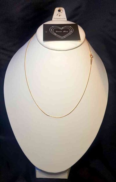 COD AMSA 009 cadenas enchapadas en oro 14 kl 50cm