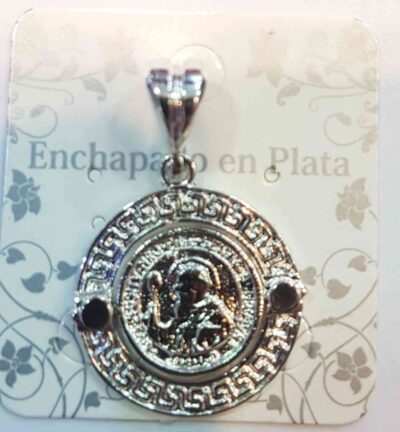 cod amsa 007-2 dijes san benito enchapados en plata giratorio 2.ml