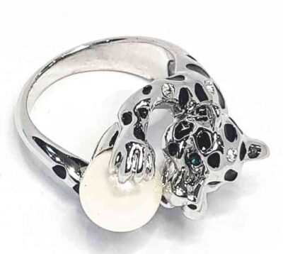 COD AMSA 533 ANILLOS CON PERLA Y ESTRAS