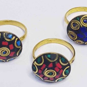 COD AMSA 543 ANILLOS CON PIEDRAS DE LA INDIA