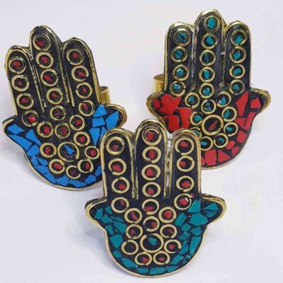 COD AMSA 546 ANILLOS CON PIEDRAS DE LA INDIA