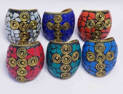COD AMSA 553 ANILLOS CON PIEDRAS DE LA INDIA