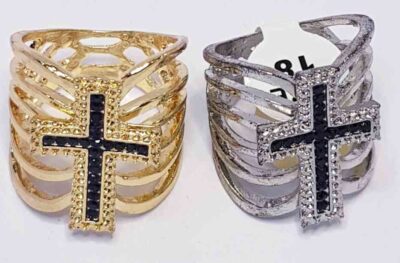 cod amsa 572 anillos con cruz fashion