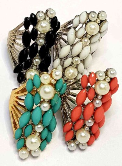 cod amsa 575 anillos con perlas fashion