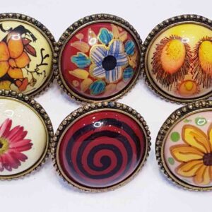 COD.JYM-877-8 ANILLOS DE BRONCE LA INDIA