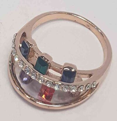 cod amsa 501 anillos con piedras y stras colores