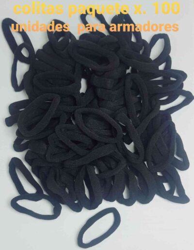 cod amsa 2550 colitas elasticas paquete x 100 unidades