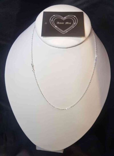 cod amsa 10-2 cadenas enchapadas en plata 50 cm