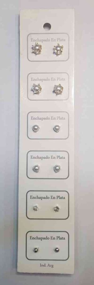 COD. 063 AROS ENCHAPADO EN PLATA X TIRA DE 6