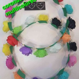 cód. amsa 015 coronas multicolores primavera verano