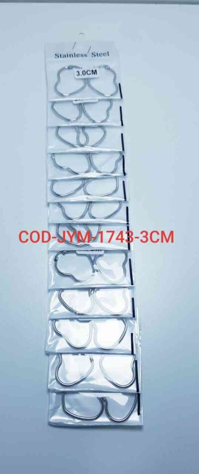 COD-JYM-1743C-AROS DE ACERO-X DOC.2CM 2.5CM 3CM