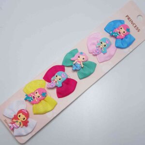 COD-JYM-1054- colitas con moño con aplique de sirena tira x 6