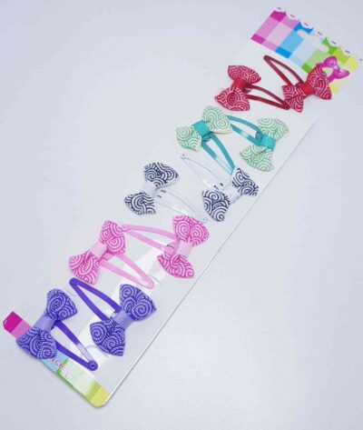 COD-JYM-1076-hebillas con moño tic-tac tira x 10