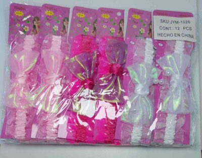 COD-JYM-1026-vinchas BB con moño y brillo x12