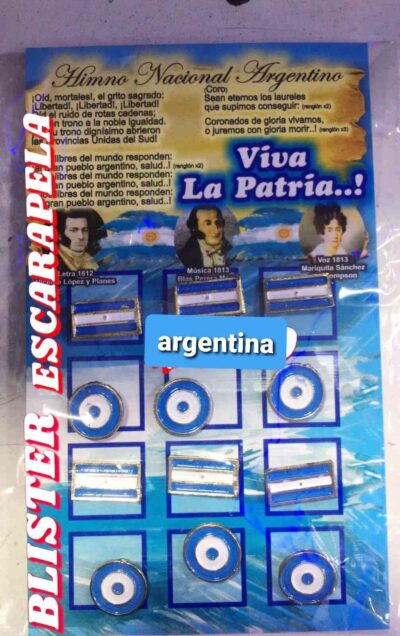 cod amsa 2054-1 pin de argentina tira x 12