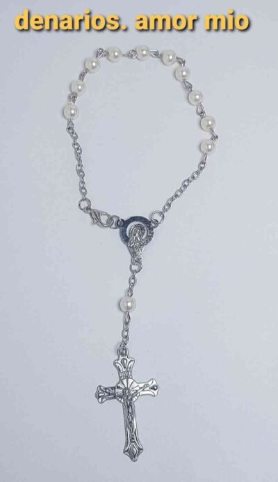 cod amsa 4971-2 denario bolitas chicas color blanco x un.