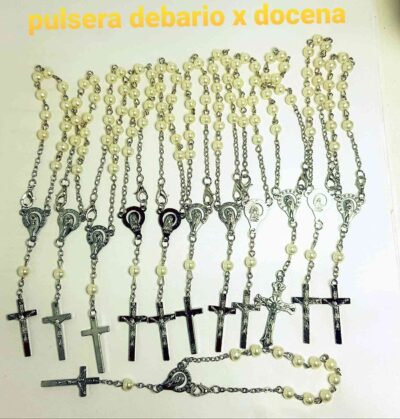 cod amsa 4971-2.denario bolitas chicas color blanco x docena