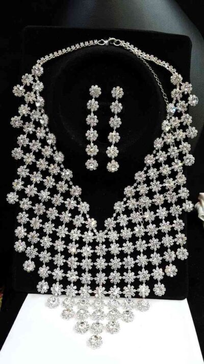 COD AMSA 2050-2 CONJUNTO DE COLLARES CON STRAS DE FIESTA