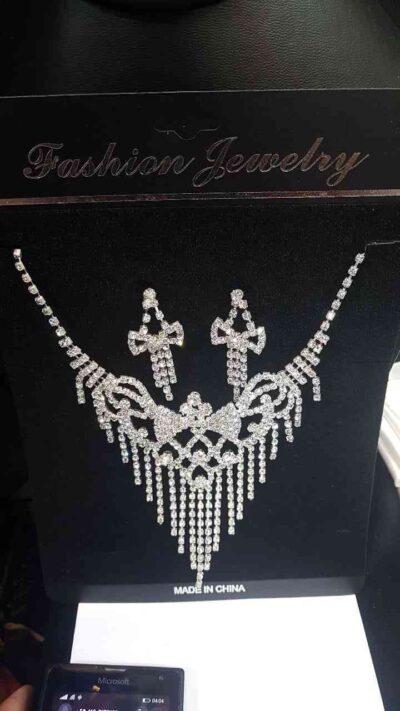 COD AMSA 2050-4 CONJUNTO DE COLLARES CON STRAS DE FIESTA