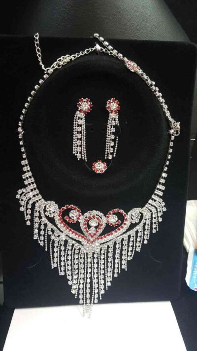 COD AMSA 2050-7 CONJUNTO DE COLLARES CON STRAS DE FIESTA