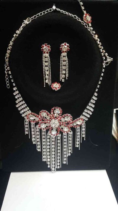COD AMSA 2060-2 CONJUNTO DE COLLARES CON STRAS DE FIESTA