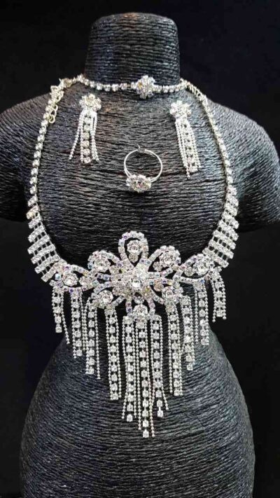 COD AMSA 2060-3 CONJUNTO DE COLLARES CON STRAS DE FIESTA