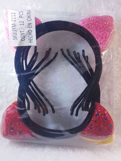 COD JYM 2112 VINCHAS CON LENTEJUELAS PAQ. X DOC.