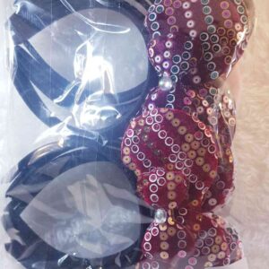 COD JYM 2122 VINCHAS CON LENTEJUELAS PAQ. X DOC.