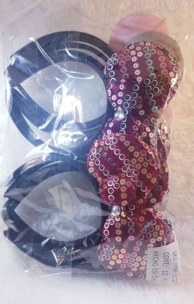 COD JYM 2122 VINCHAS CON LENTEJUELAS PAQ. X DOC.