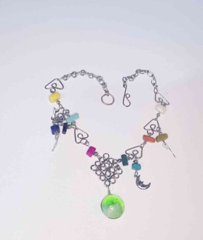 COD .AMSA 1044-3 PULSERAS DE ALPACA PERUANA CON PIEDRAS C/U