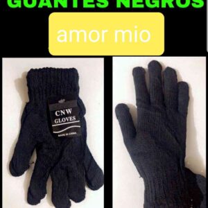 cod amsa 832 -8 guantes negros adulto
