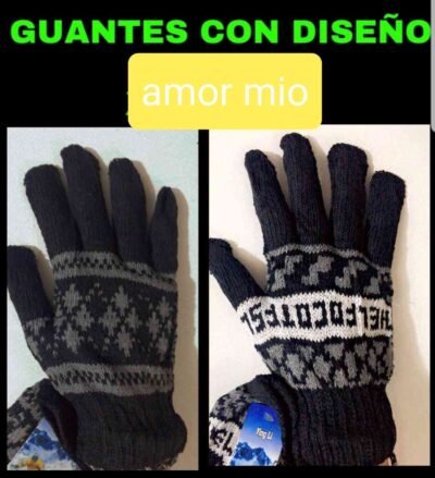 cod amsa 832 -9 guantes adulto lana mágicos