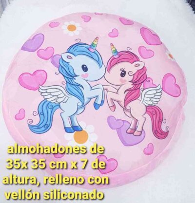 cod amsa 2555-3 almohadones con vellón siliconado 35x35 x 7cm